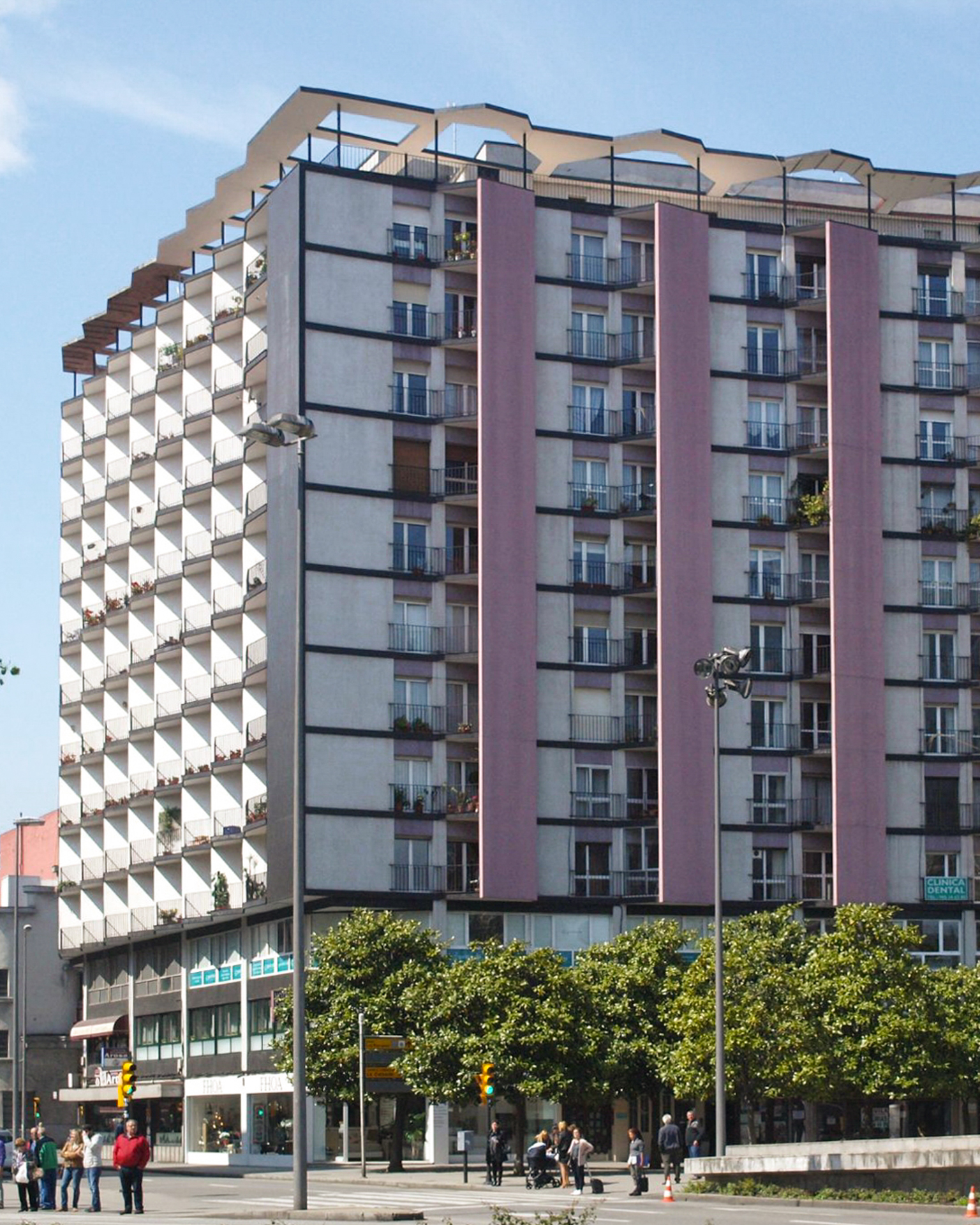 Fachada del edificio de Casa Vega